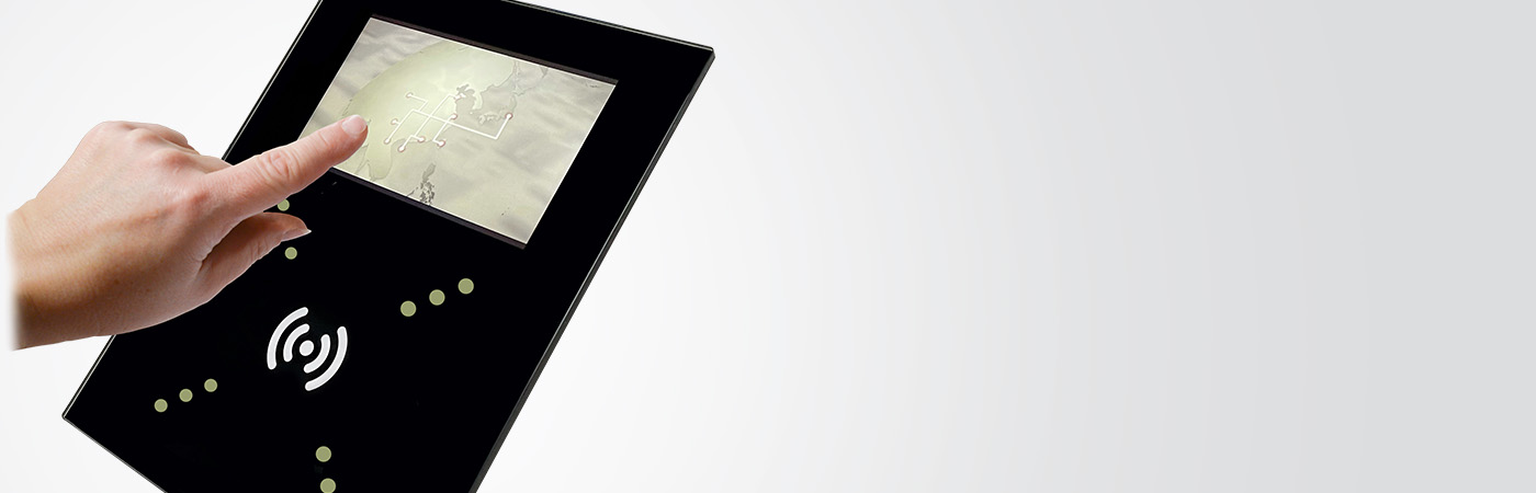 Touchscreen med coverglass