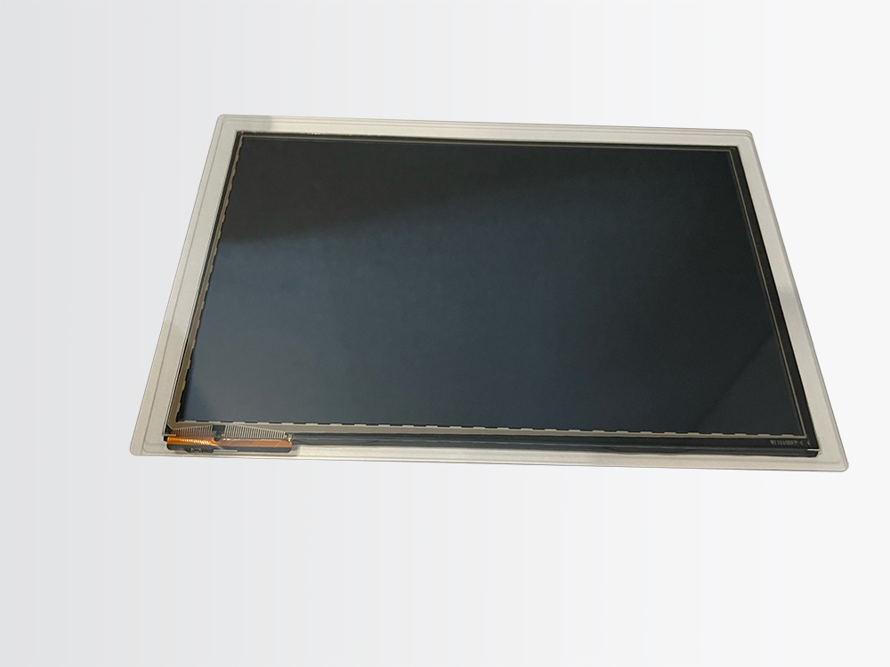 Touchscreen med display